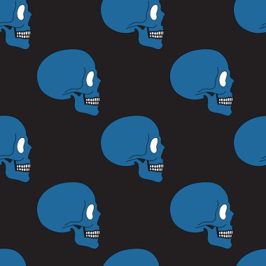 İnsan kafatası desen