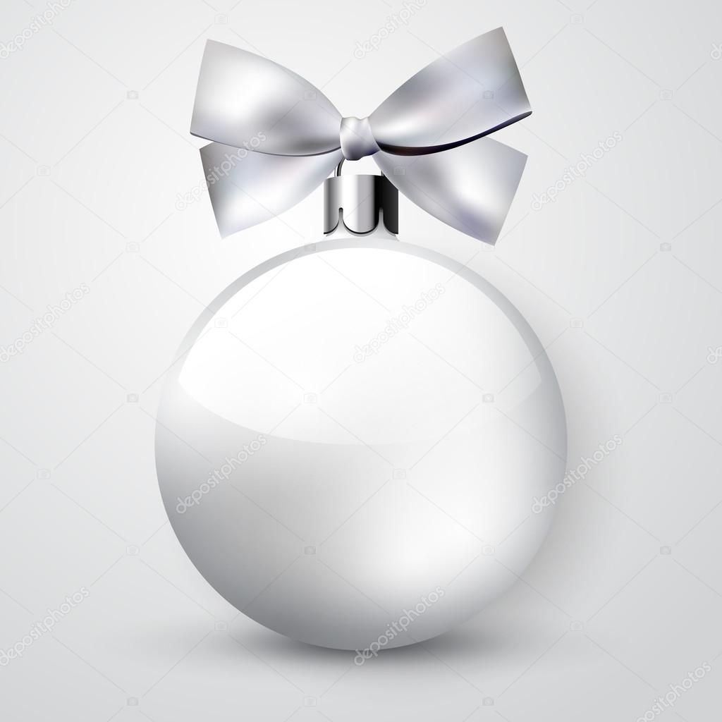 White Christmas ball