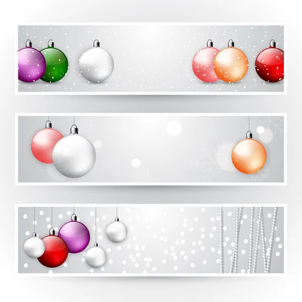 Christmas banners — Stock Vector