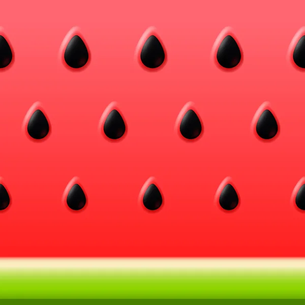 Wassermelone Hintergrund mit Samen — Stockvektor