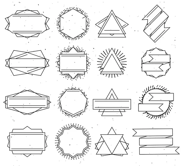 Conjunto de elementos de diseño del esquema — Archivo Imágenes Vectoriales