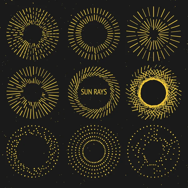 Puesta de sol — Vector de stock