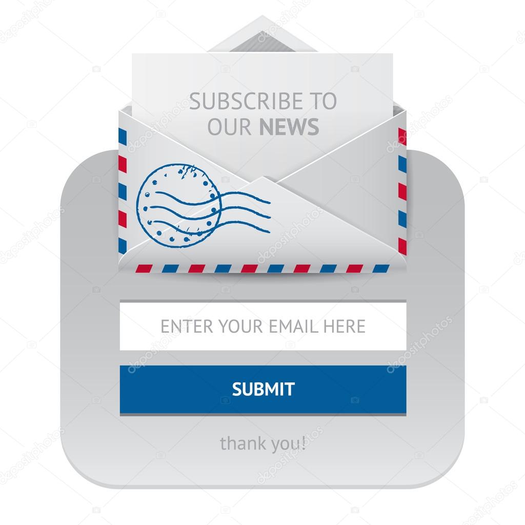 Subscription web form