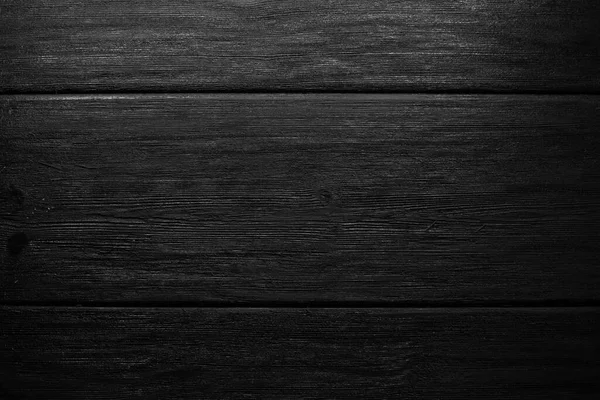 Texture Black Wooden Boards — Stock Photo, Image