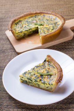 Ispanak quiche bölümü