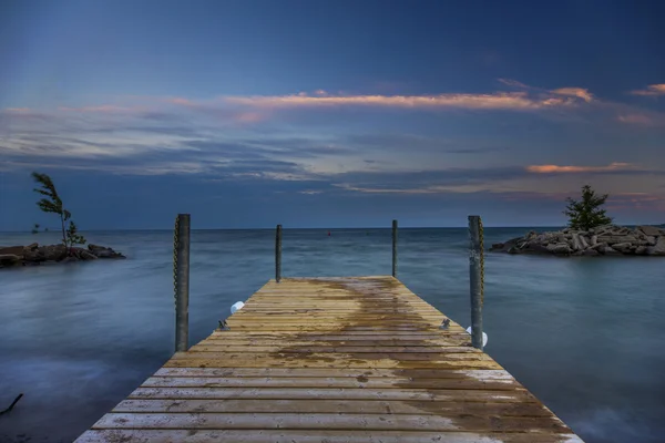 Tramonto sul lago Ontario — Foto Stock