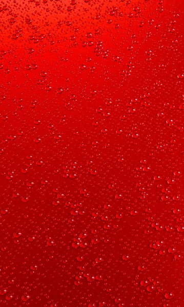 Sacco Goccioline Acqua Superfici Metalliche Metalliche Tonalità Rosso Rosso Scuro — Foto Stock