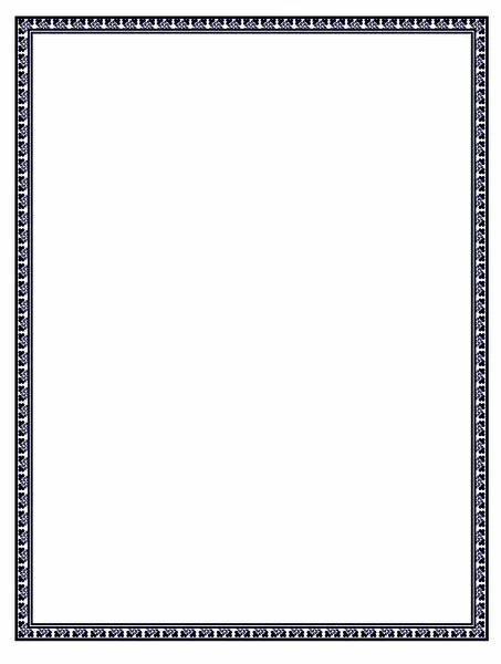 Черный Декоративный Квадрат Винтажные Декоративные Рамки Индуистской Религии Свадеб Изолированным — стоковое фото
