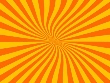 Retro çizgi roman sarı ve turuncu arka plan. Klasik pop sanat tarzı. Vektör illüstrasyonu.