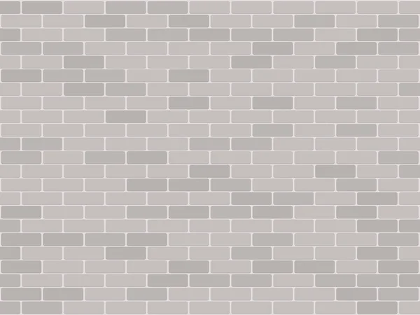 Brick Wall Pattern Seamless Background Realistic Decorative Background Vector Illustration — Stock Vector