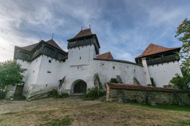 Kale. Güçlendirilmiş kilise Viscri Transilvania Romanya 