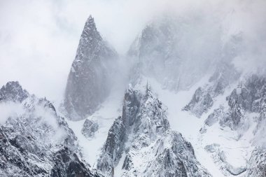 Karakoram dağ sırası Ultar zirvesi bayanların parmak görüntüsü 