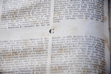 C harfi üzerinde açık sözlük