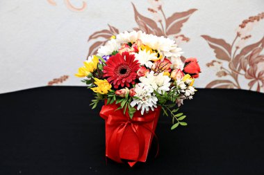 Bir buket çiçek tabiat ilkbaharı