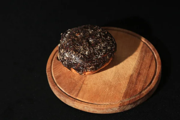 Kuchen Mit Schokolade Gebackenem Dessert — Stockfoto