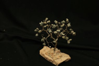  Siyah arkaplan kahverengi yaprak