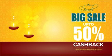 Hint festivali Diwali festival şirketinin tanıtım etiketi için bayrak / tebrik arkaplan konsepti sunuyor, reklam etiketi 