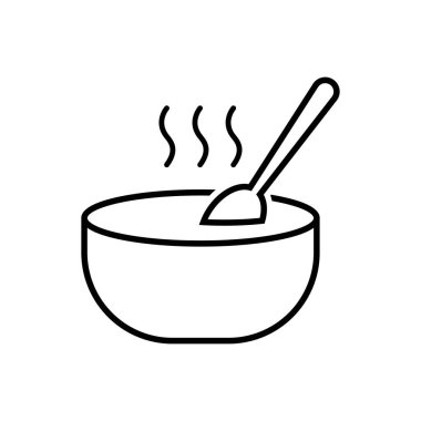 vektör illüstrasyon çorba simgesi