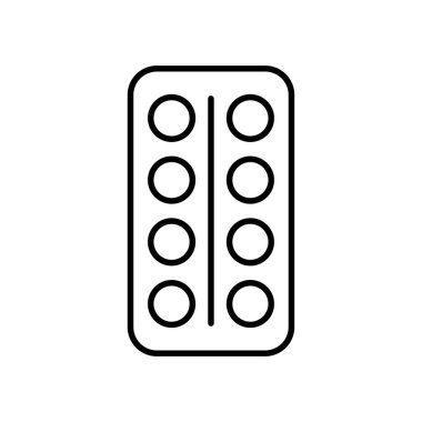 tıbbın vektör illüstrasyon simgesi