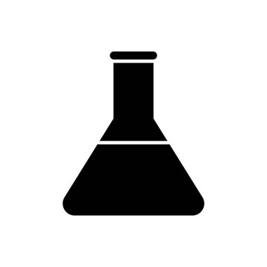 Kimyasal şişenin vektör illüstrasyon simgesi
