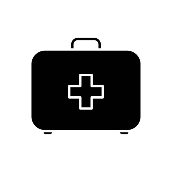 Icono Ilustración Vectorial Bolsa Médico — Archivo Imágenes Vectoriales