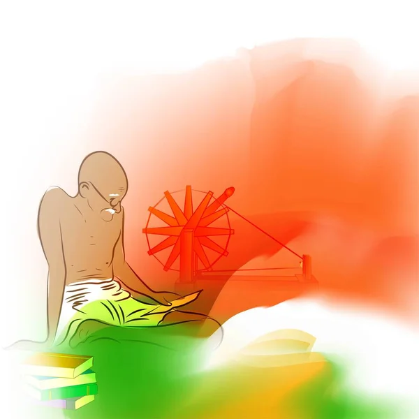 インドのお祝いの日ベクトルイラストお祝いコンセプト — ストックベクタ