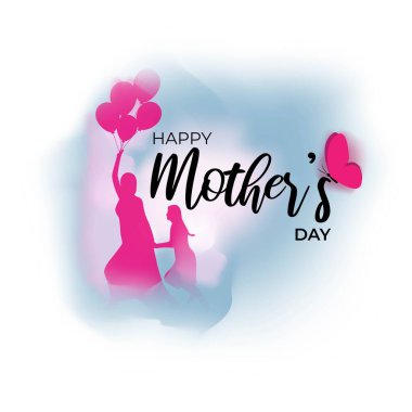 Mutlu Anneler Günü için vektör illüstrasyonu