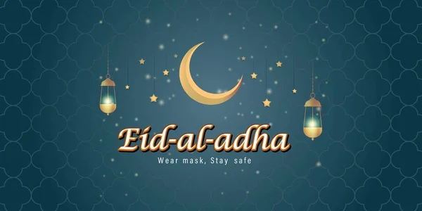 Vector Illustratie Concept Van Eid Adha Ook Bekend Als Bakra — Stockvector