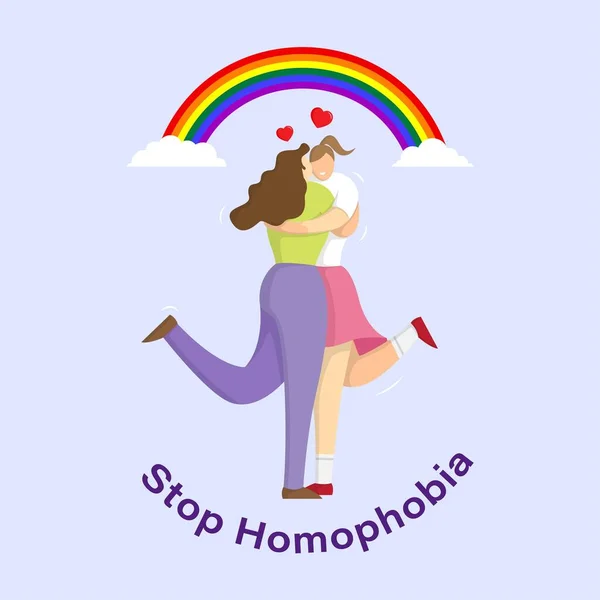 Ilustración Vectorial Para Día Internacional Contra Homofobia Transfobia Bifobia Mayo — Vector de stock