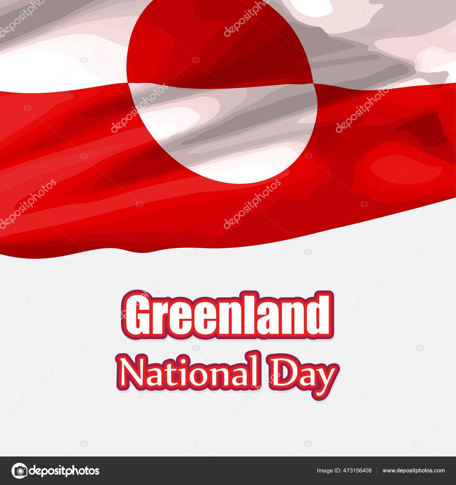 Greenland independence day images vectorielles, Greenland independence day vecteurs libres de droits | Depositphotos