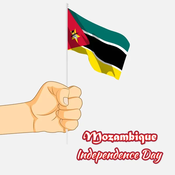 Εικονογράφηση Φορέα Για Την Ημέρα Ανεξαρτησίας Της Μοζαμβίκης — Διανυσματικό Αρχείο