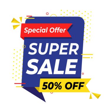 Satış vektörü etiketleri için vektör illüstrasyonu