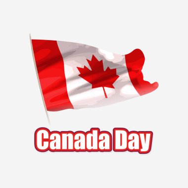 Kanada Günü için vektör illüstrasyonu