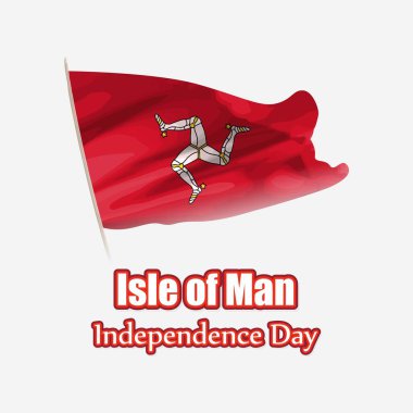 Adanın Bağımsızlık Günü için vektör illüstrasyonu