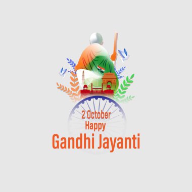 VECTOR GANDHI JAYANTI TEXT GANDHI JAYANTI İLE GANDHI JAYANTİ GANDHI JAYANTİ