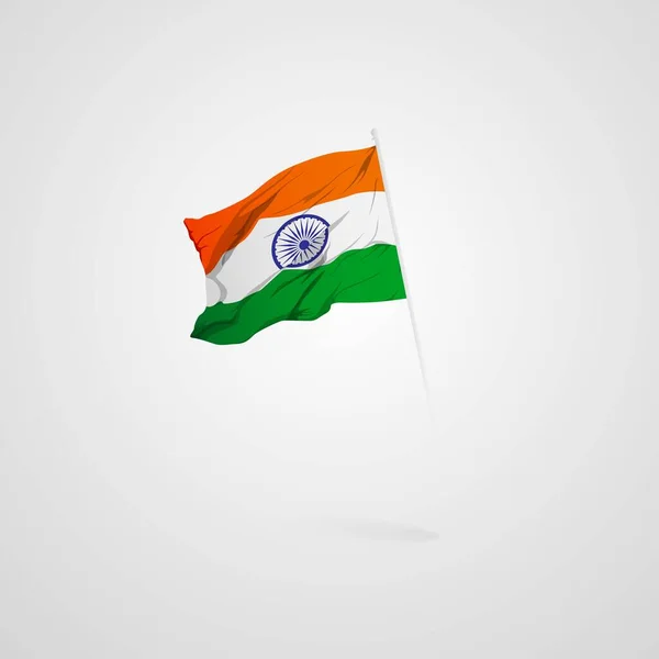 Vector Illustration Indian Independence Day 15Th August - Stok Vektor