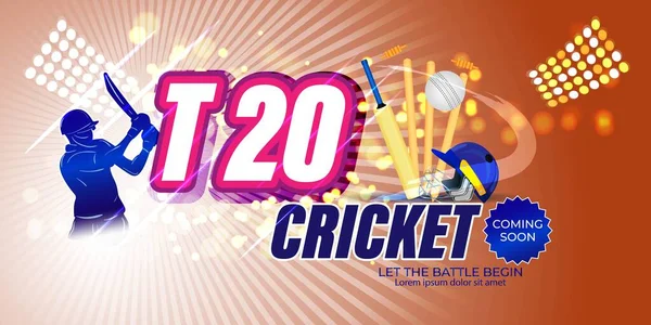 ICC Erkekler T20 Dünya Kupası kriket şampiyonası soyut arkaplan.