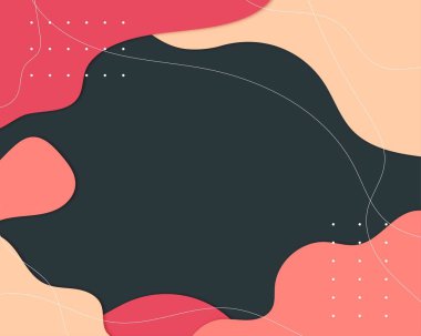 Soyut dalga vektör arkaplanını şekillendirir.