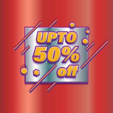 % 50 'ye kadar indirimli vektör çizimi