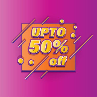 % 50 'ye kadar indirimli vektör çizimi