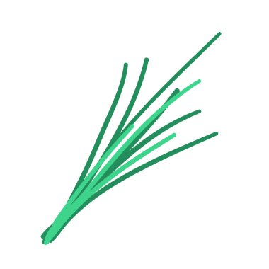 Yeşiller karalama tarzı vektör elementi. el çizimi 