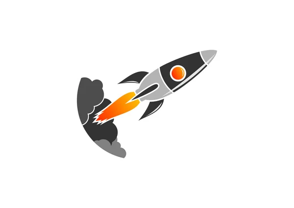 Rakéta logó — Stock Vector