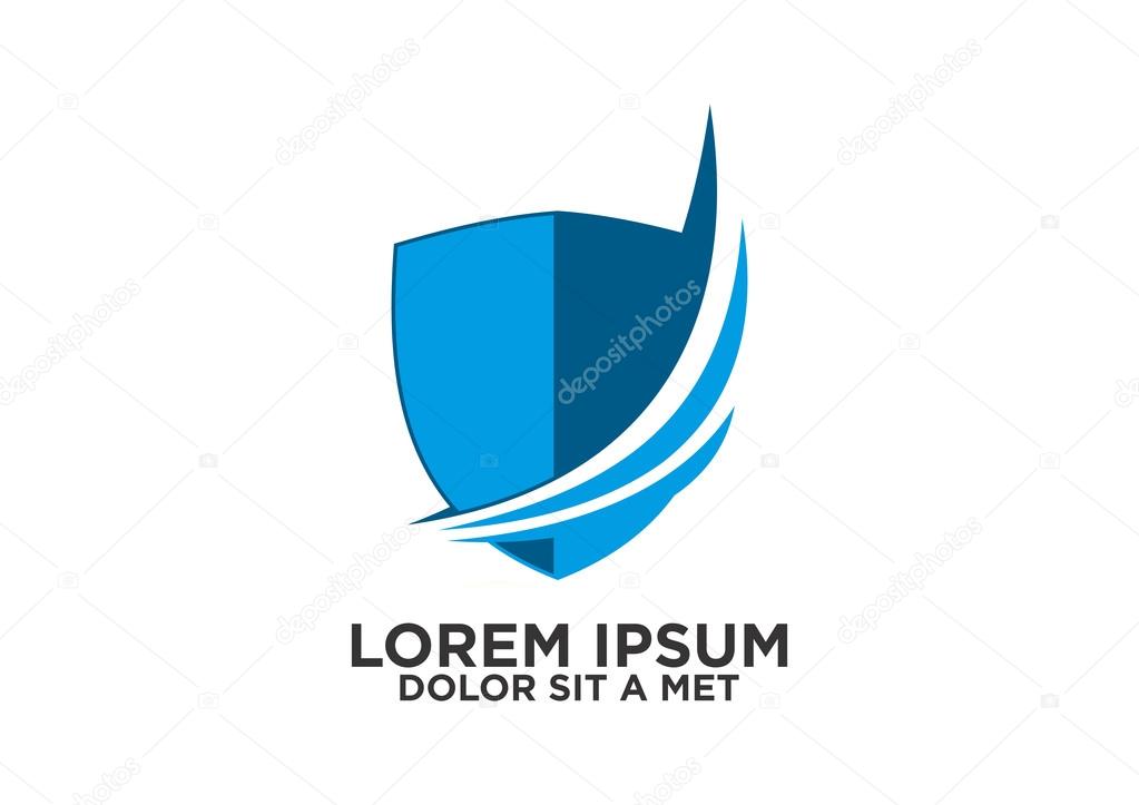 Protection-shield-loop-vector-logo