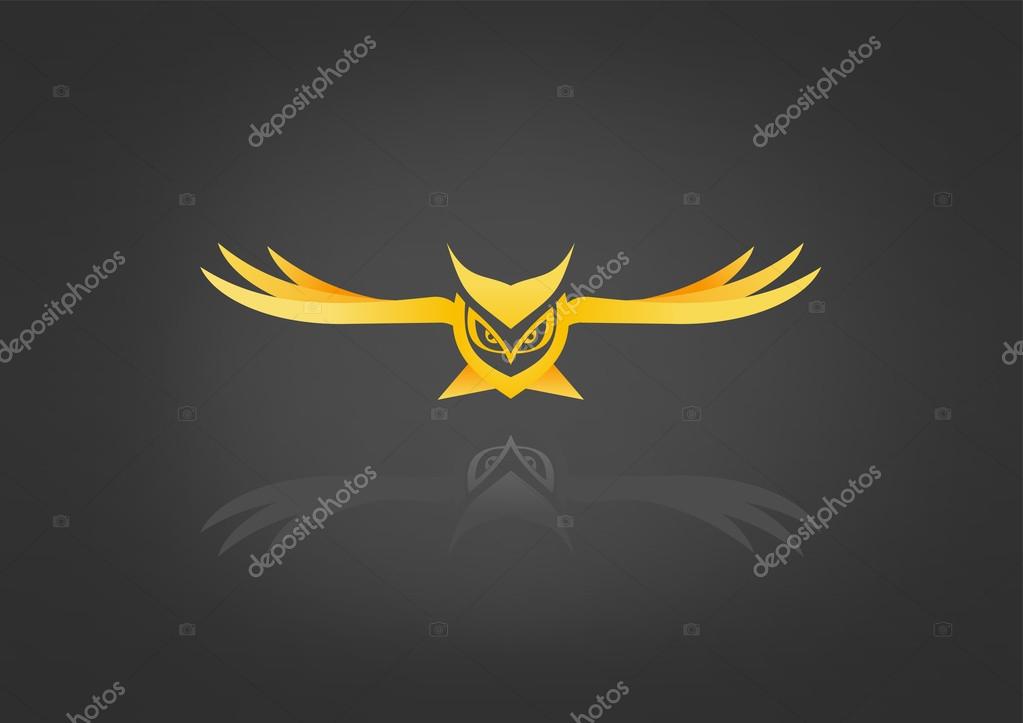 Flying owl corporate logo, symbol,design, icon, vector