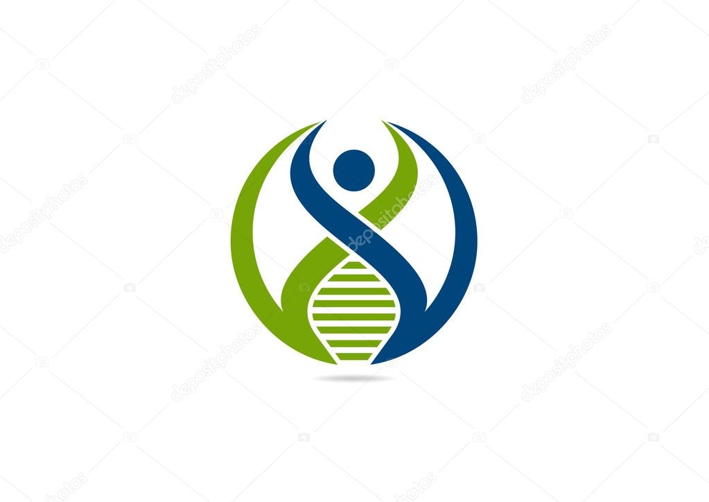 DNA human logo