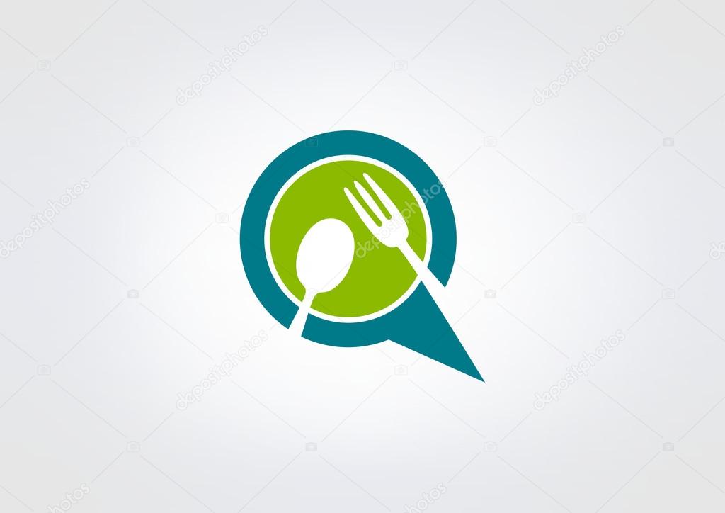 Restaurant vector logo design template