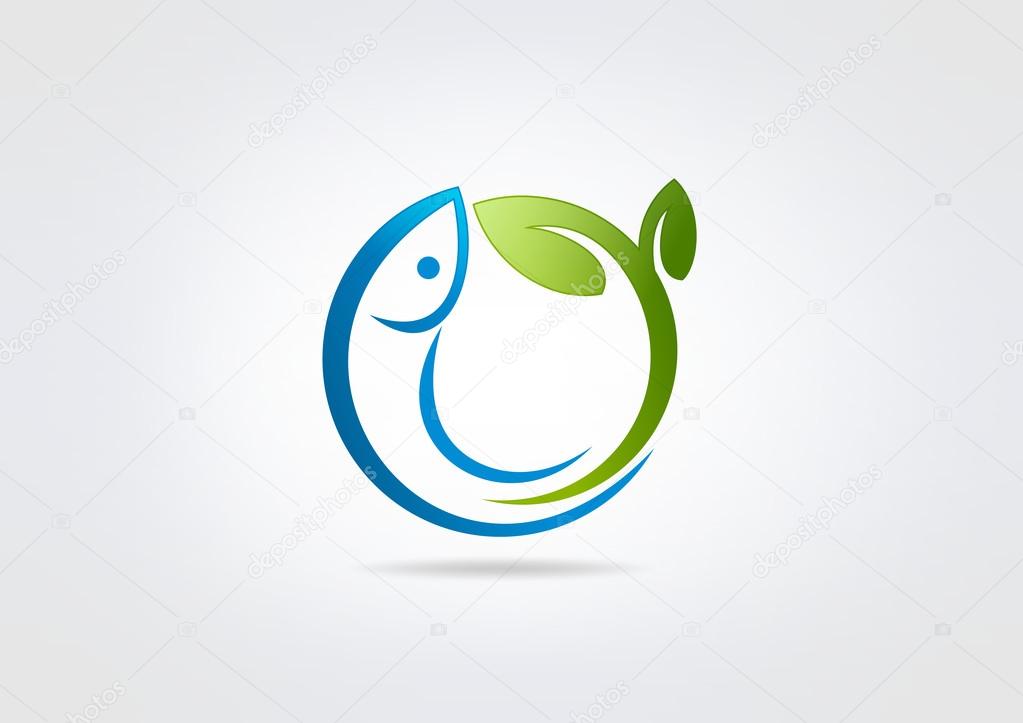 Fresh fish logo design