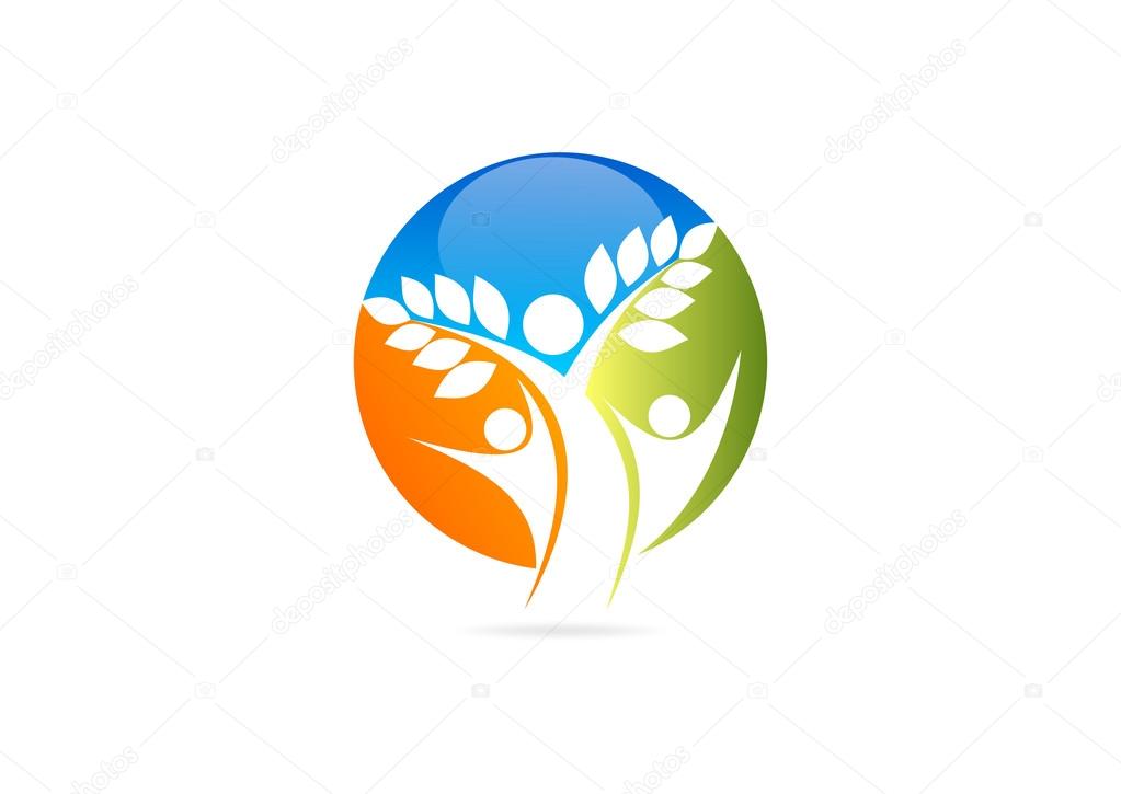 Child education Growth vector logo design