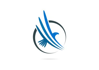 Kartal vektör tasarım şablonu