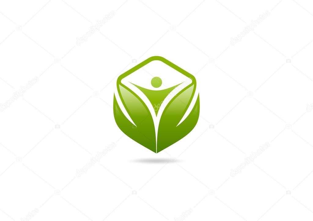 Body cube health logo